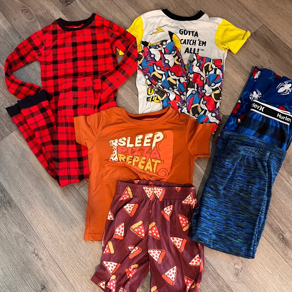 Boys size 6/7 pajama LOT